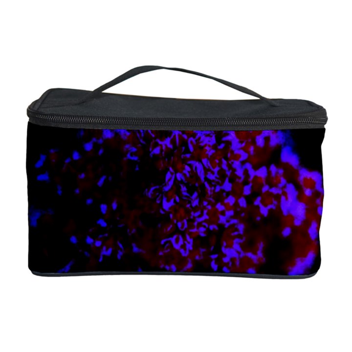 Maroon and Blue Sumac Bloom Cosmetic Storage