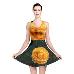 Yellow Rose Reversible Skater Dress