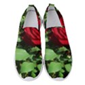 Deep Red Rose Women s Slip On Sneakers View1