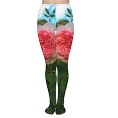 Complex Pink Rose Tights by okhismakingart