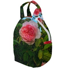 Complex Pink Rose Travel Backpacks by okhismakingart