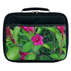 Purple Park Flowers Lunch Bag by okhismakingart