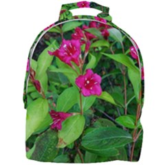 Purple Park Flowers Mini Full Print Backpack by okhismakingart