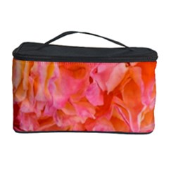 Folded Pink and Orange Rose Cosmetic Storage