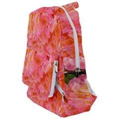 Folded Pink And Orange Rose Travelers  Backpack by okhismakingart