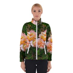 Bunch Of Orange And Pink Roses Winter Jacket by okhismakingart