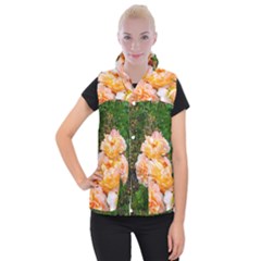 Bunch Of Orange And Pink Roses Women s Button Up Vest by okhismakingart