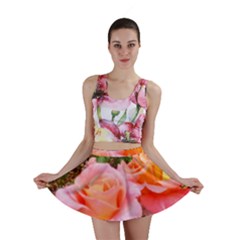 Pink Rose Field Mini Skirt