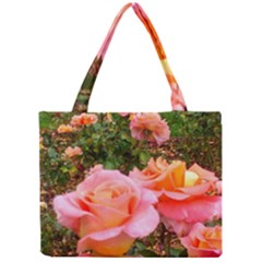 Pink Rose Field Mini Tote Bag