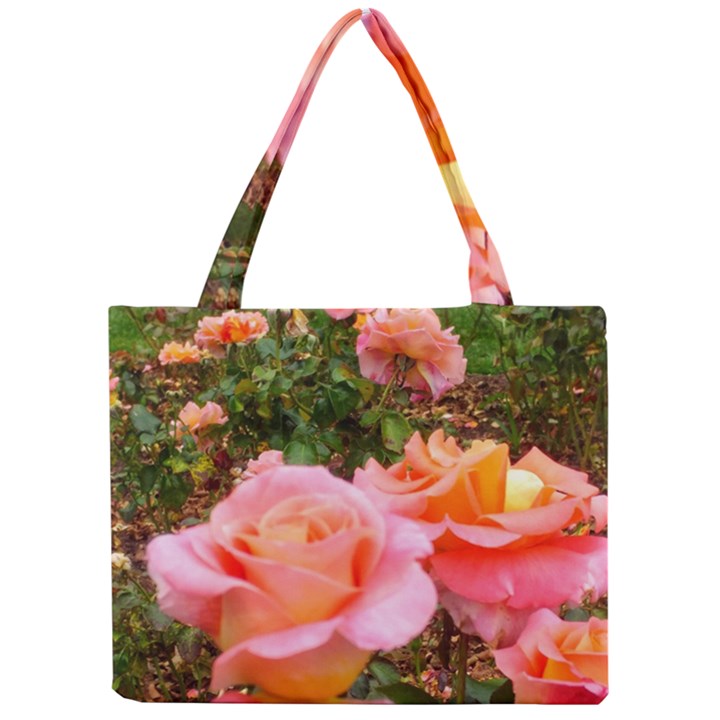 Pink Rose Field Mini Tote Bag