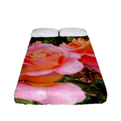 Pink Rose Field Fitted Sheet (Full/ Double Size)