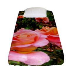 Pink Rose Field Fitted Sheet (Single Size)