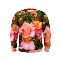 Pink Rose Field Kids  Sweatshirt