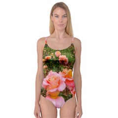 Pink Rose Field Camisole Leotard 