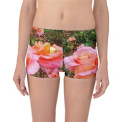 Pink Rose Field Boyleg Bikini Bottoms