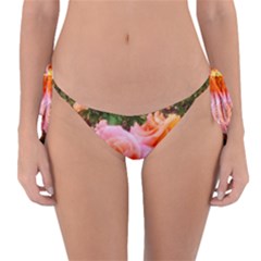 Pink Rose Field Reversible Bikini Bottom by okhismakingart