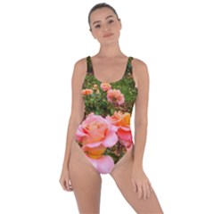 Pink Rose Field Bring Sexy Back Swimsuit by okhismakingart