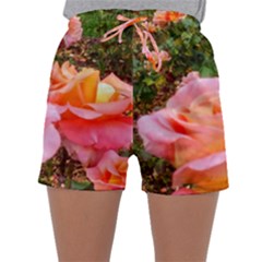 Pink Rose Field Sleepwear Shorts