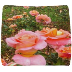 Pink Rose Field Seat Cushion