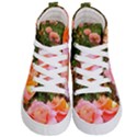 Pink Rose Field Kids  Hi-Top Skate Sneakers View1