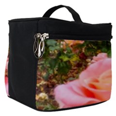 Pink Rose Field Make Up Travel Bag (Small)