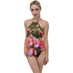 Pink Rose Field Go with the Flow One Piece Swimsuit