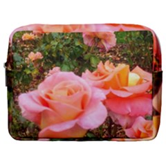 Pink Rose Field Make Up Pouch (large) by okhismakingart