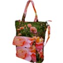 Pink Rose Field Shoulder Tote Bag View1