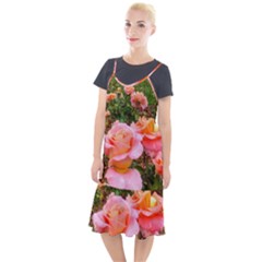 Pink Rose Field Camis Fishtail Dress