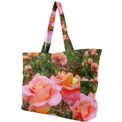 Pink Rose Field Simple Shoulder Bag