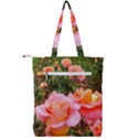 Pink Rose Field Double Zip Up Tote Bag View2