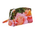 Pink Rose Field Wristlet Pouch Bag (Medium) View1