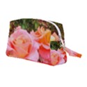 Pink Rose Field Wristlet Pouch Bag (Medium) View2