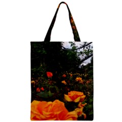 Orange Rose Field Zipper Classic Tote Bag by okhismakingart
