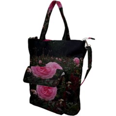 Pink Rose Field Ii Shoulder Tote Bag by okhismakingart