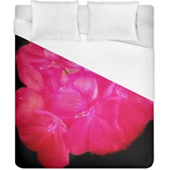 Single Geranium Blossom Duvet Cover (california King Size) by okhismakingart