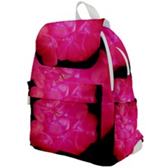 Single Geranium Blossom Top Flap Backpack