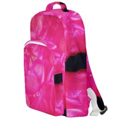 Single Geranium Blossom Double Compartment Backpack