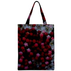 Floral Stars Zipper Classic Tote Bag