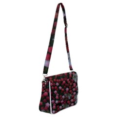 Floral Stars Shoulder Bag With Back Zipper