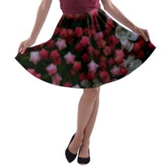 Floral Stars A-line Skater Skirt