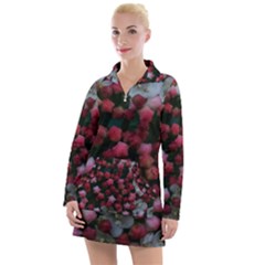 Floral Stars Women s Hoodie Dress