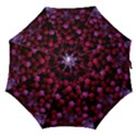 Floral Stars -Purple Straight Umbrellas View1