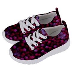 Floral Stars -purple Kids  Lightweight Sports Shoes by okhismakingart