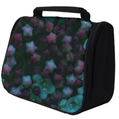 Floral Stars -Blue Full Print Travel Pouch (Big)