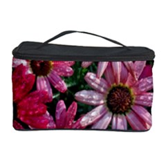 Pink Asters Cosmetic Storage by okhismakingart