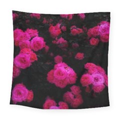 Bunches Of Roses Square Tapestry (large) by okhismakingart
