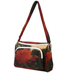 Rose Landscape Front Pocket Crossbody Bag