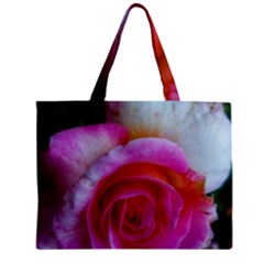 Spiral Rose Zipper Mini Tote Bag by okhismakingart