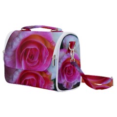 Spiral Rose Satchel Shoulder Bag by okhismakingart